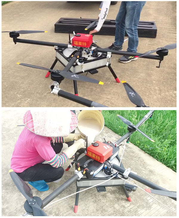 20L Dron de control remoto de pesticidas de pulverización automática Excavadoras&Maquinaria pesada